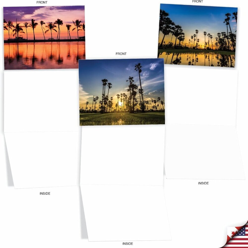 Box of 10 All Occasion Cards Blank 4 x 5.12 Inch - Scenic Landscape Cards Assort - Picture 4 of 7